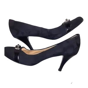 Coach Wanda black heels. Size 5 1/2 $35